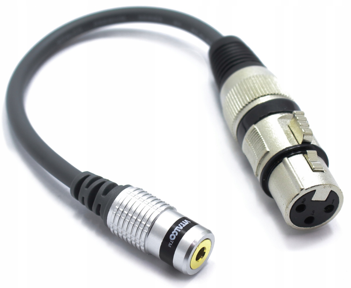 

Adapter Xlr Żeński Gniazdo Mini Jack 3.5 Vitalco