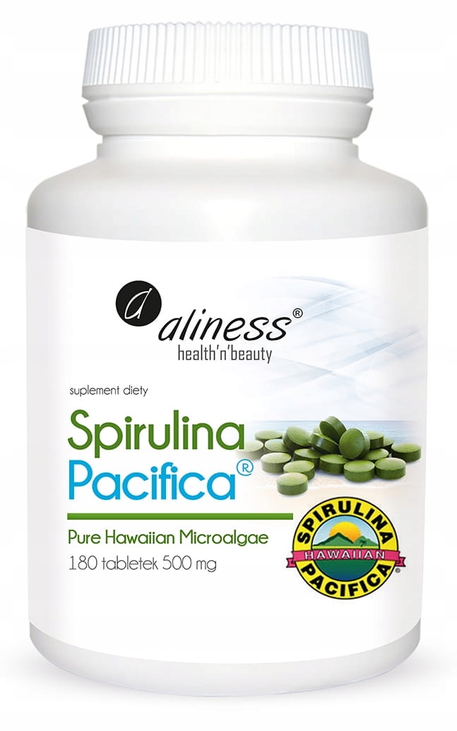 

Spirulina Hawajska Pacyfica 180 tabl. Aliness