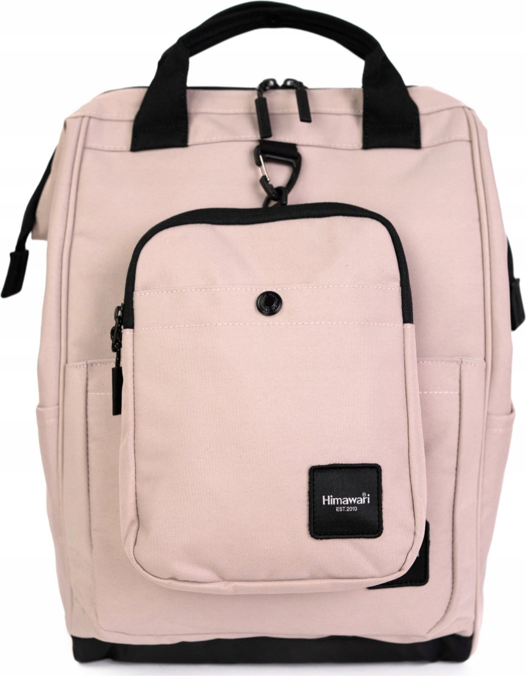 Batoh na notebook Himawari Case M organizér, prostorný rám, špinavě růžový
