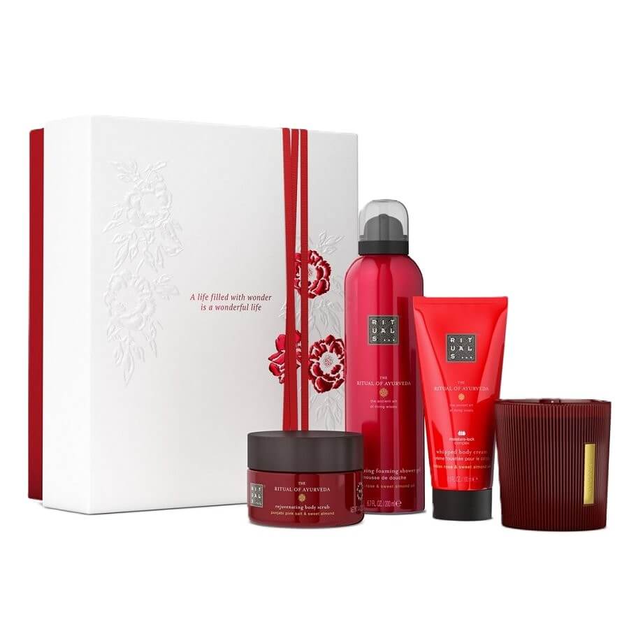Přírodní dárková sada Ritual of Ayurveda pro relaxaci Rituals 140 g