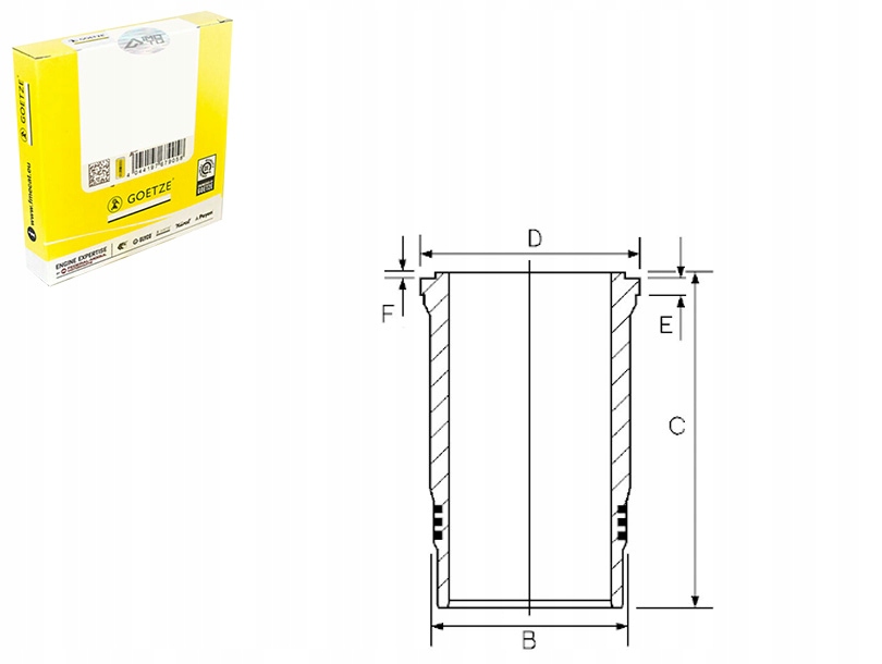 TULEJA CYLINDRA IVECO EUROSTAR EUROTECH MP STRALIS I STRALIS II