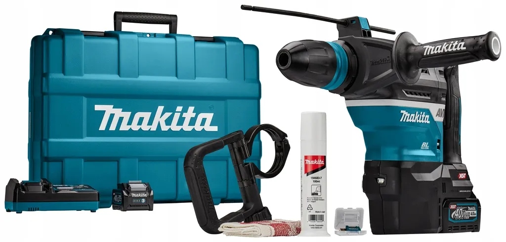 Młotowiertarka Akumulotorowa Sds-max 40V Xgt Aws 2*4.0AH HR005GM202 Makita