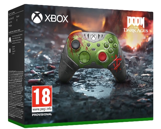 Kontroler Microsoft bezprzewodowy Xbox Doom The Dark Ages Edycja Limitowana