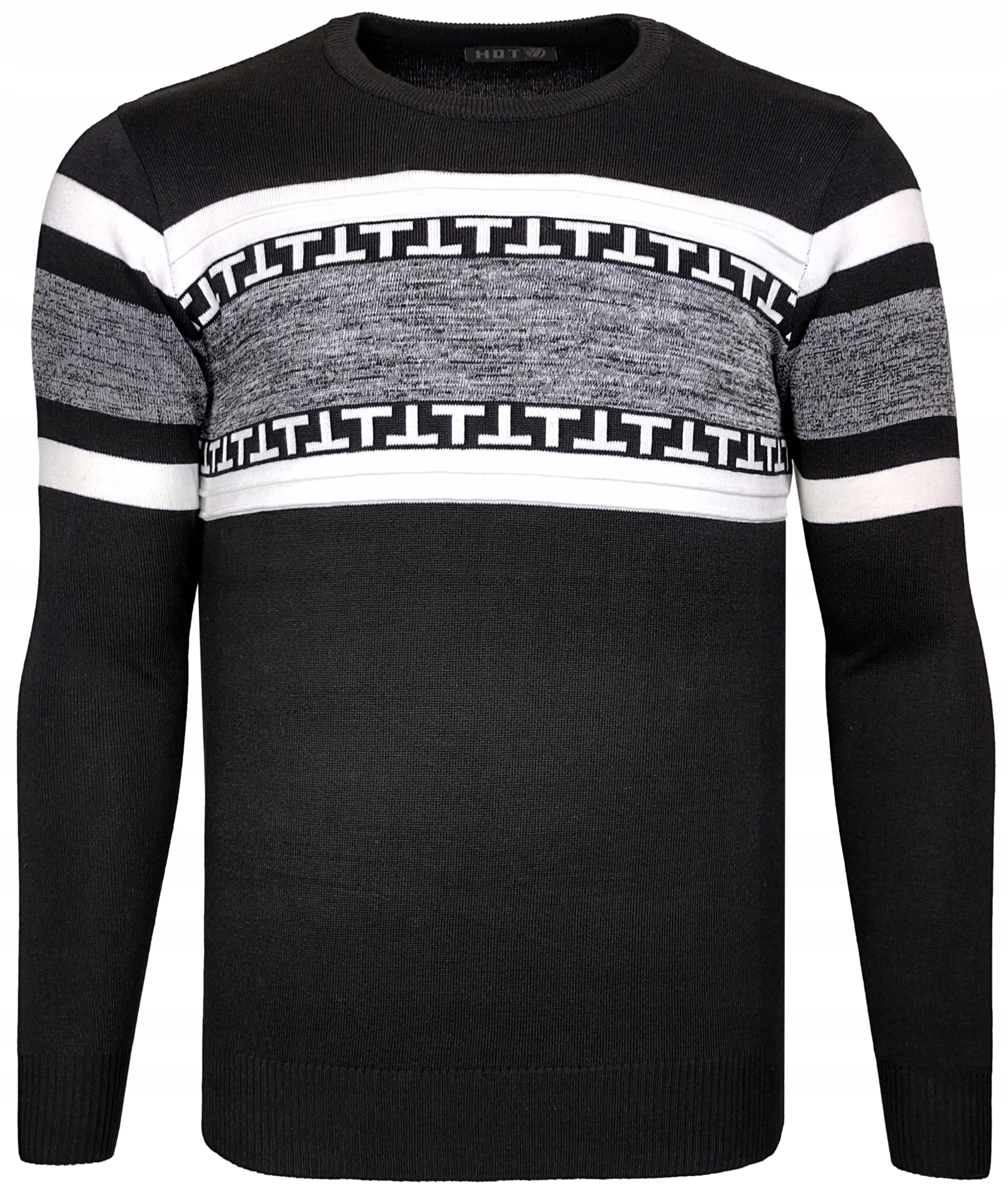 

Sweter męski wzory z dodatkiem wełny O101 r. L