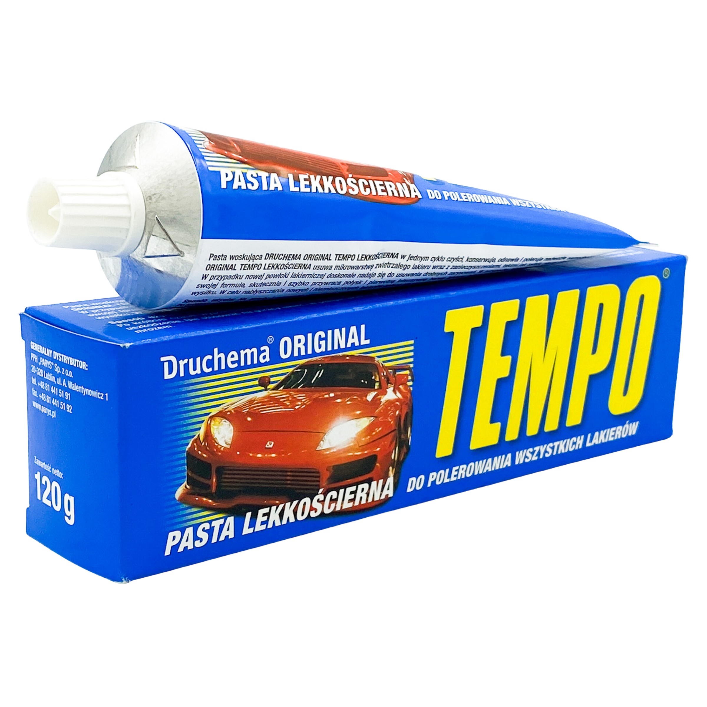Pasta do usuwania rys z lakieru auta Tempo 120g