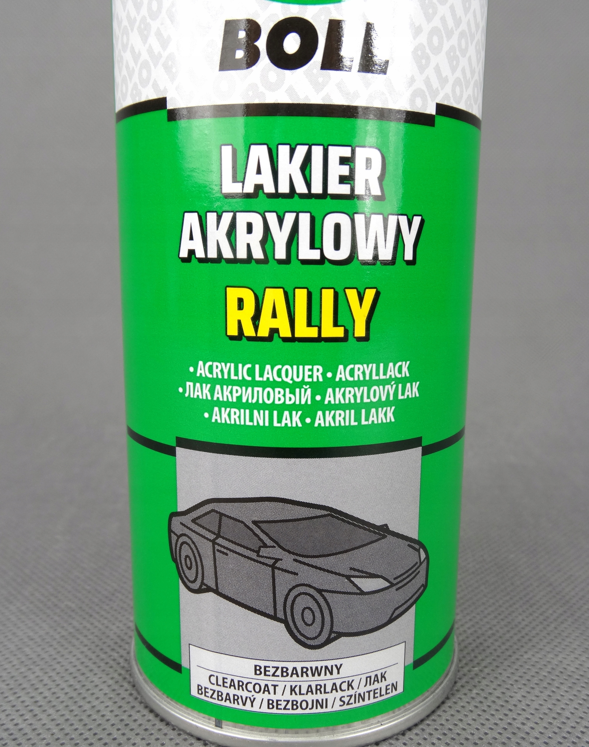 BOLL LAKIER AKRYLOWY BEZBARWNY - RALLY - 400ml Rodzaj akrylowe