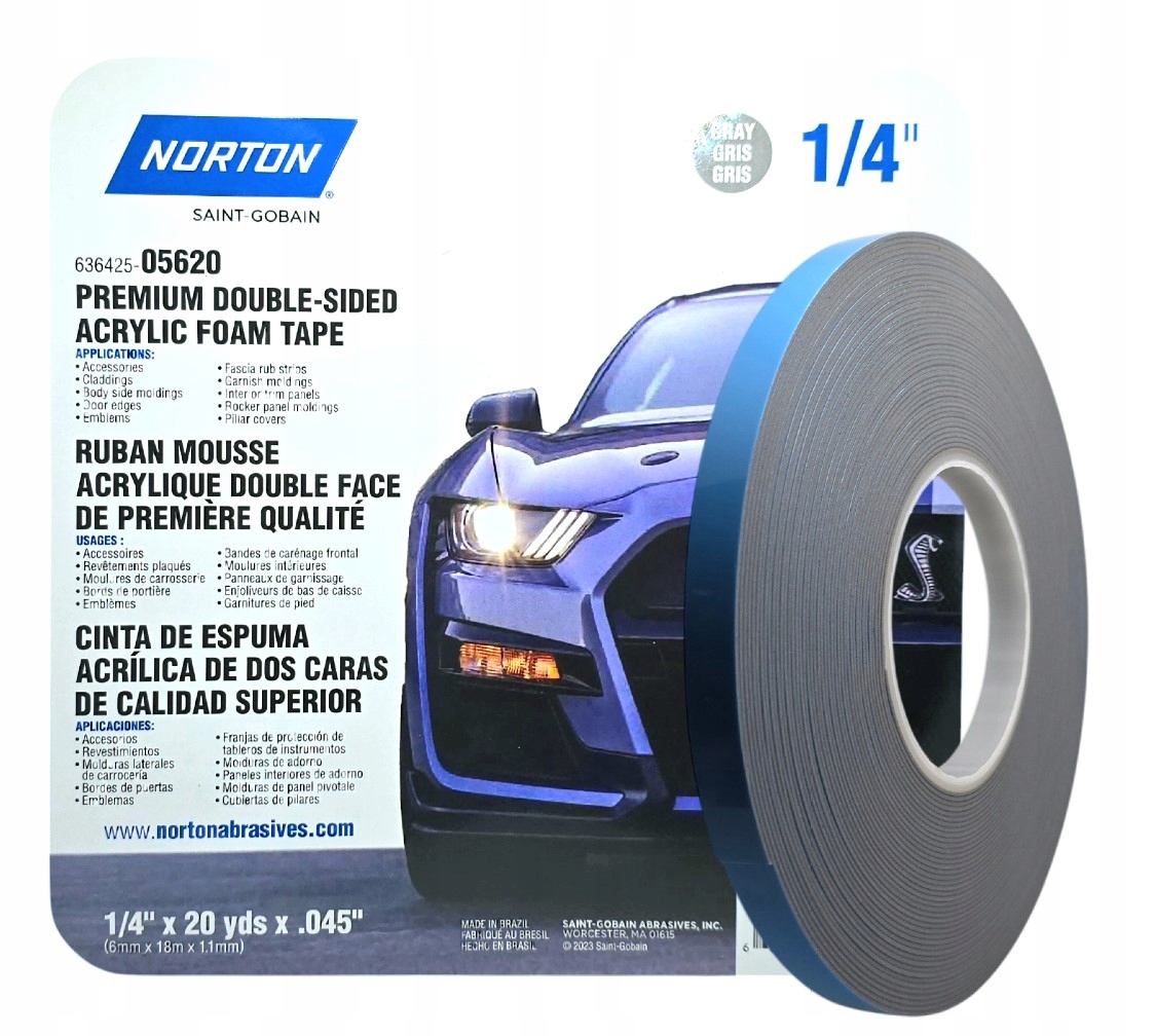 Norton Taśma Dwustronna Bardzo Mocna Premium 6mm