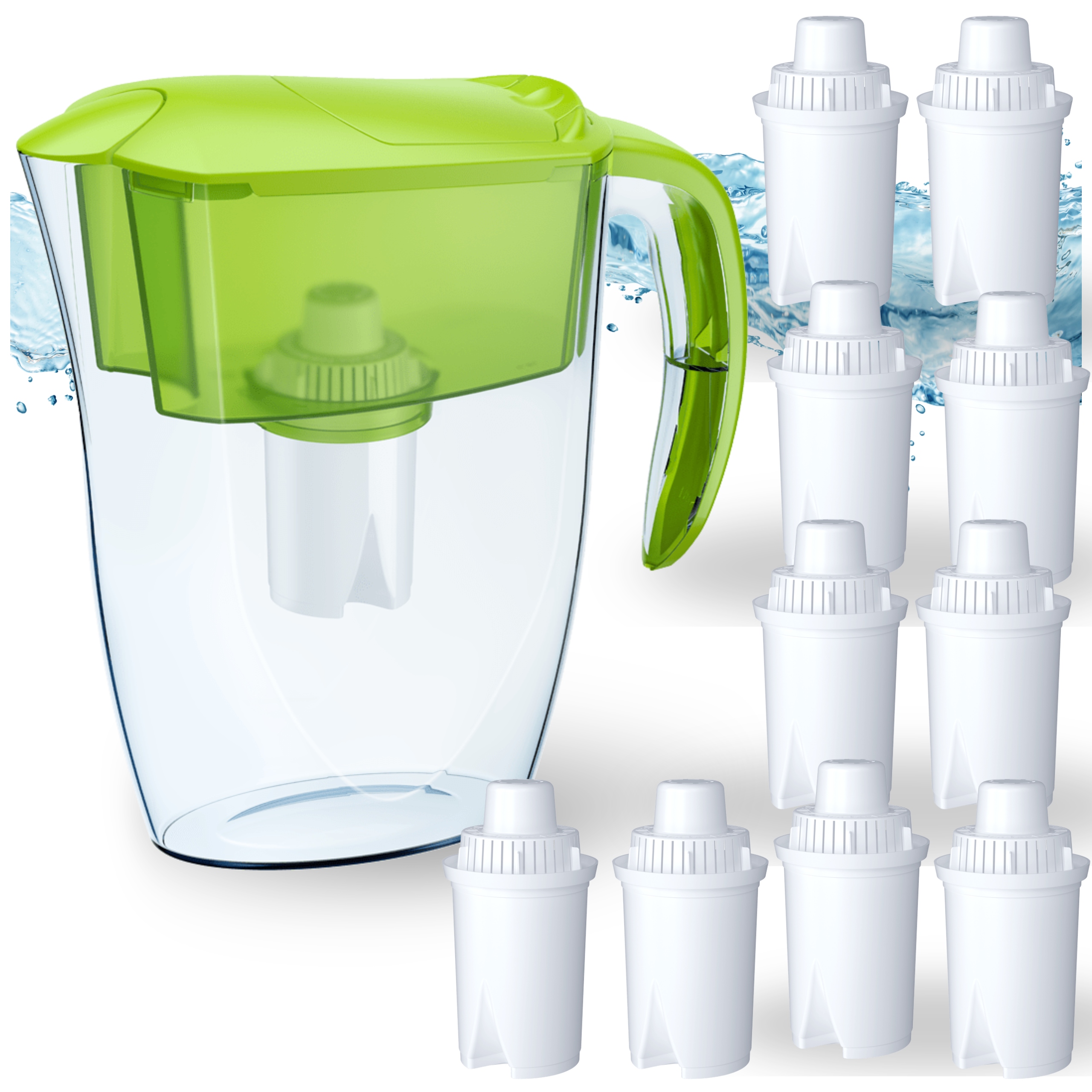 Filtrační Konvice Aquaphor Real 2,9L Limetková 10 filtračních vložek B15
