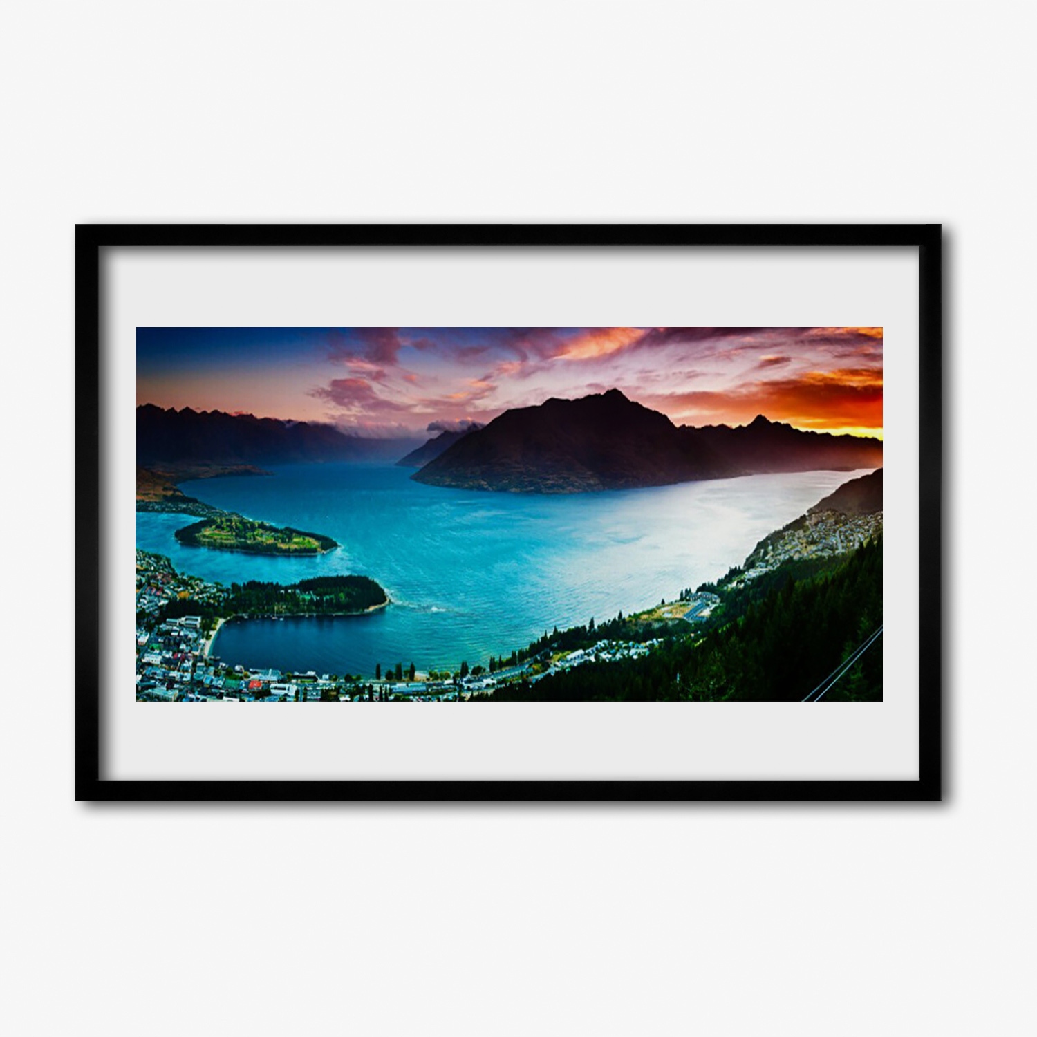 Nástěnný fotoobraz do obývacího pokoje Hory pohled 60x40 cm