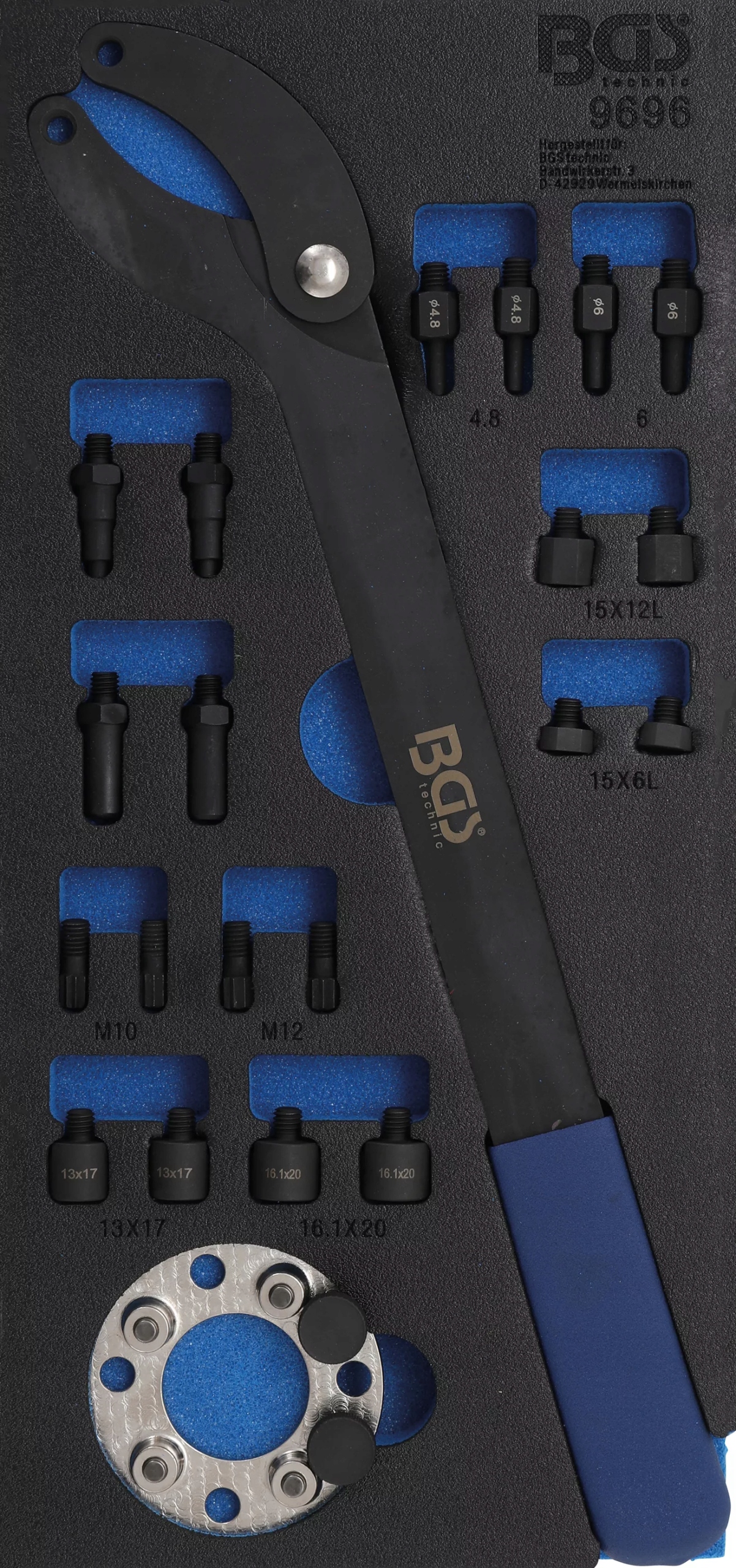 Vložka do zásuvky 1/3: sada zámkov na vačkové hriadele pre Va, Bgs 9696