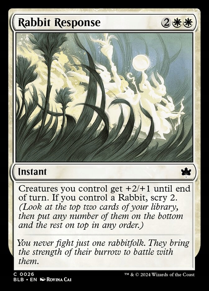 [mtg] Rabbit Response (blb)
