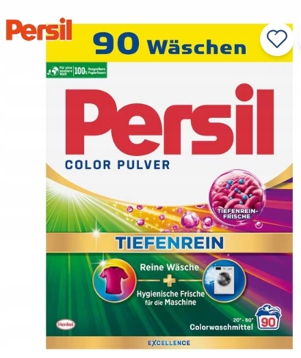 Prášek Persil 5,4 kg pro 90 praní barev