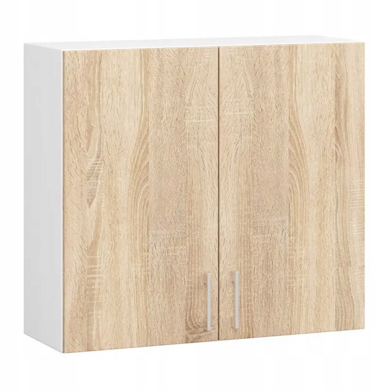

Szafka Kuchenna Wisząca W80 2D H720 Sonoma Biała