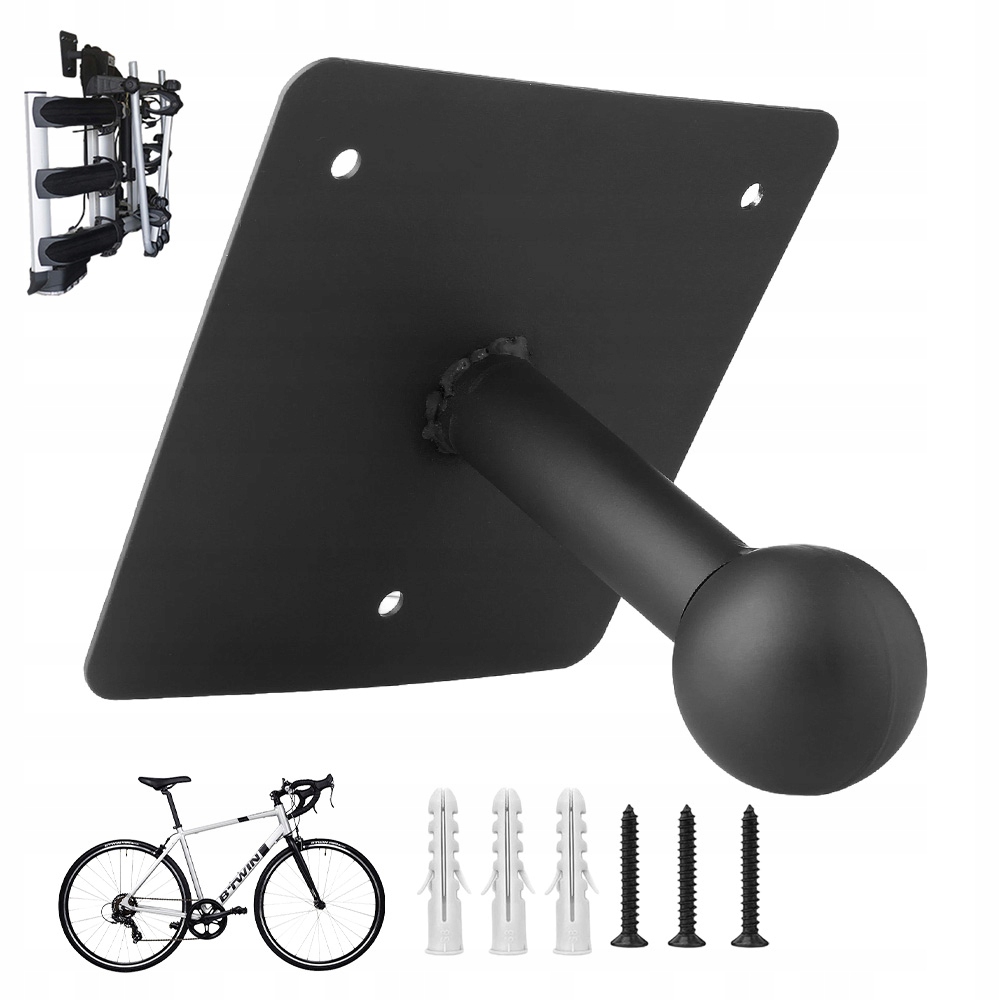 Metalowy Wspornik Ścienny Do Roweru Mocne Mocowanie Udźwig 50KG
