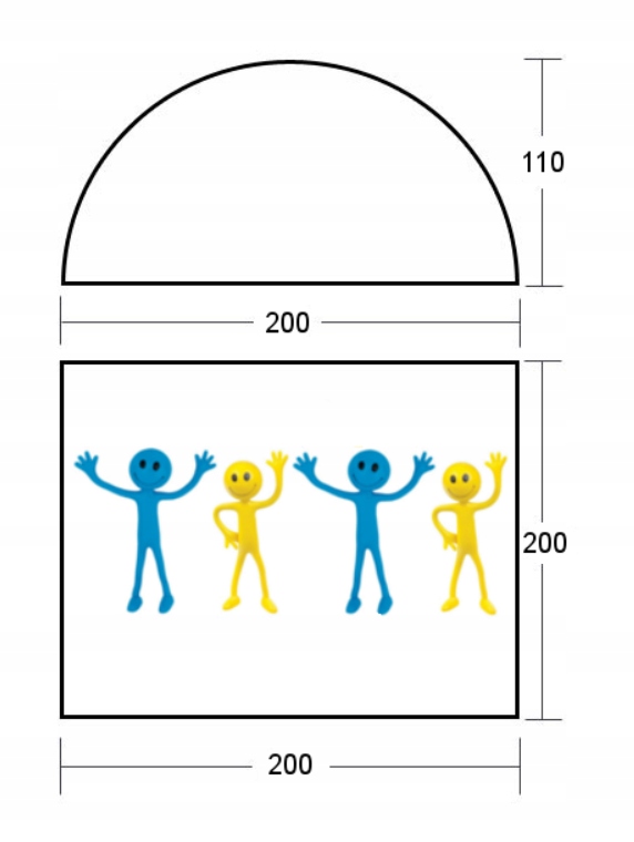 PROMOCJA! SOLIDNY NAMIOT 4 OSOBOWY Z TROPIKIEM PRO Marka Acamper