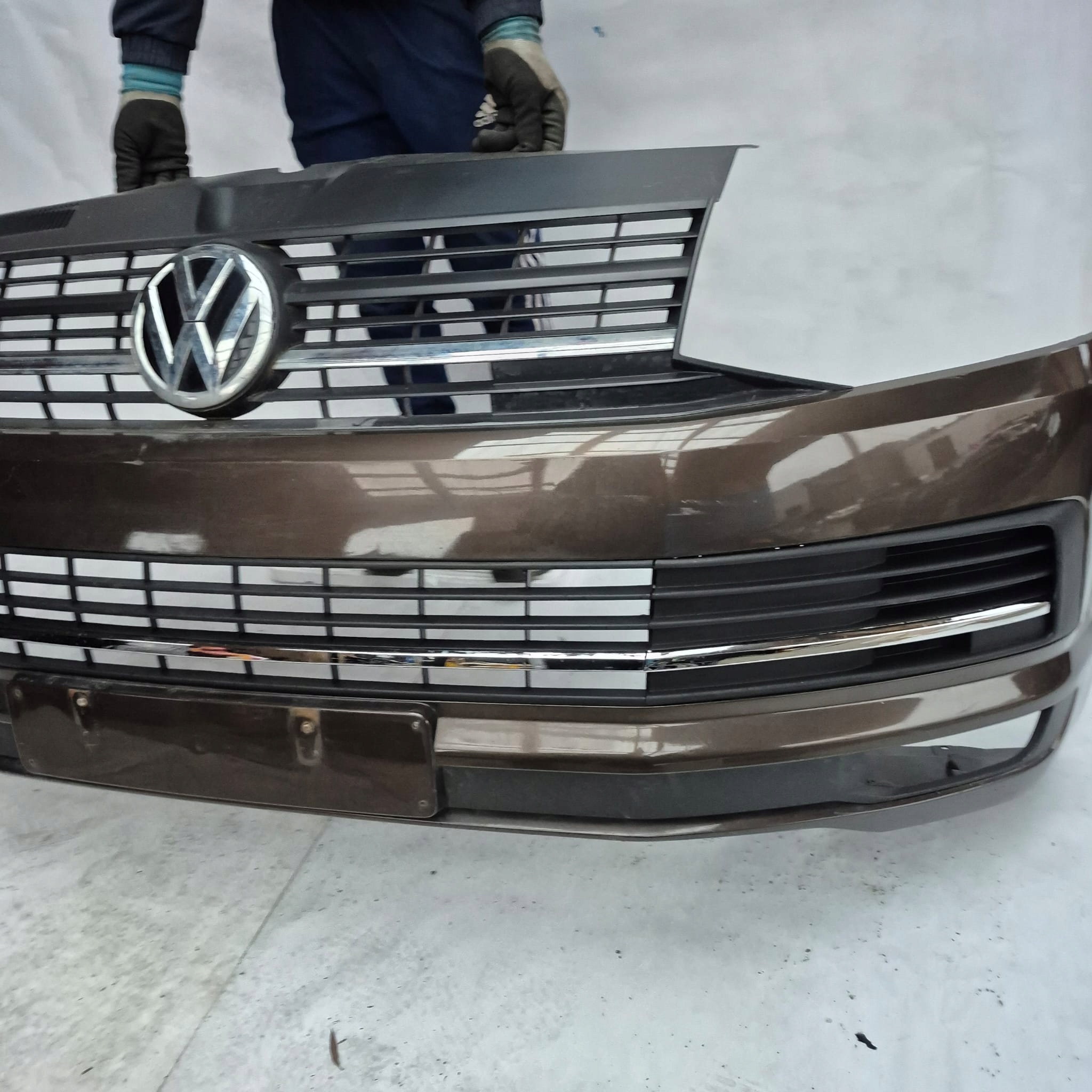 VW T6 MULTIVAN 7E0 15- bumper front front grill