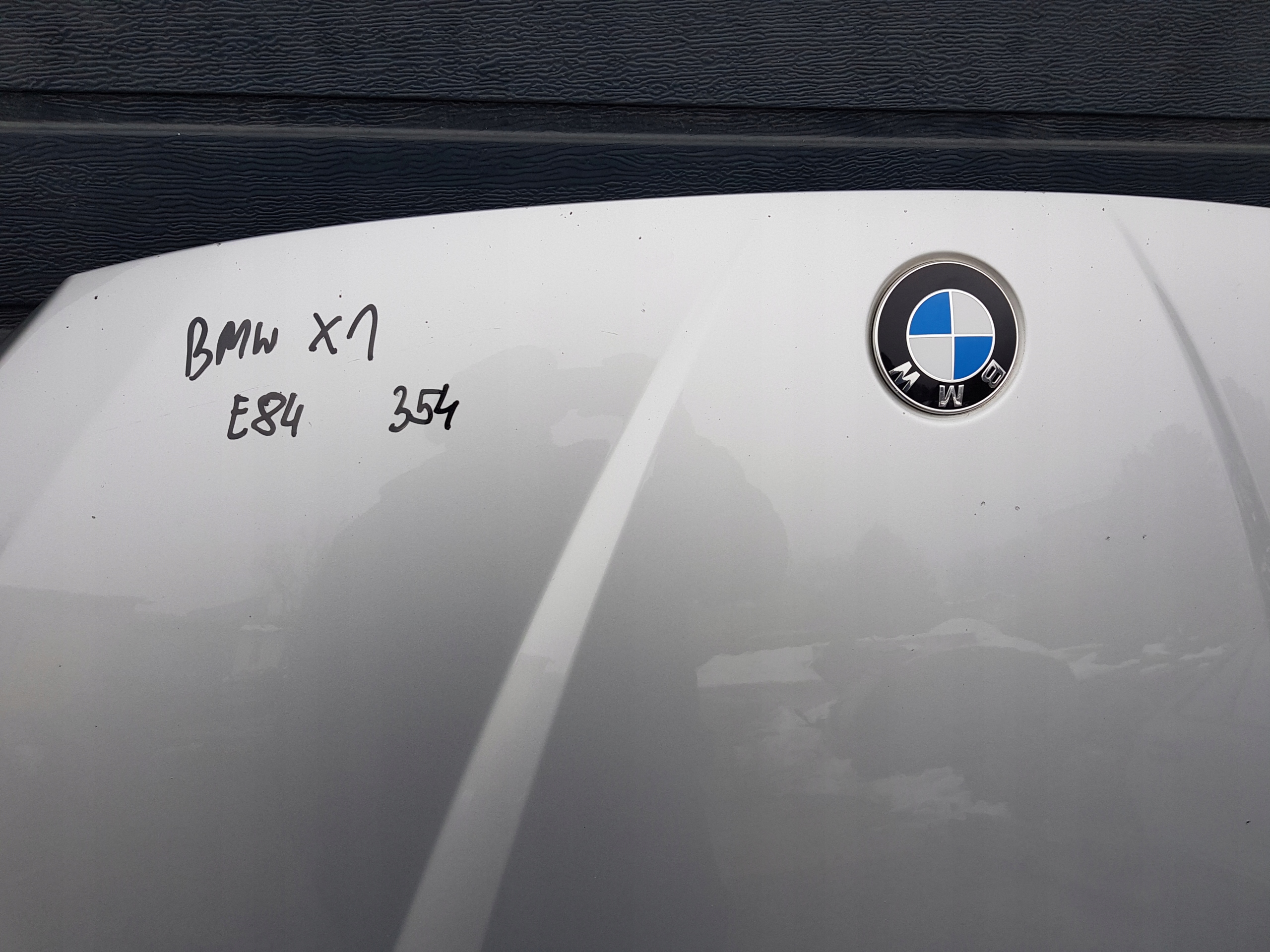 bonnet BMW X1 E84 TITANSILBER 354