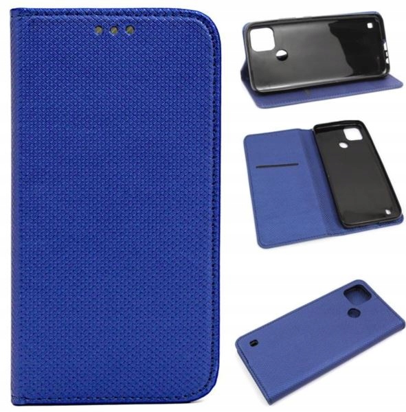 

Etui Magnet do Realme C21Y C25Y granat +szkło