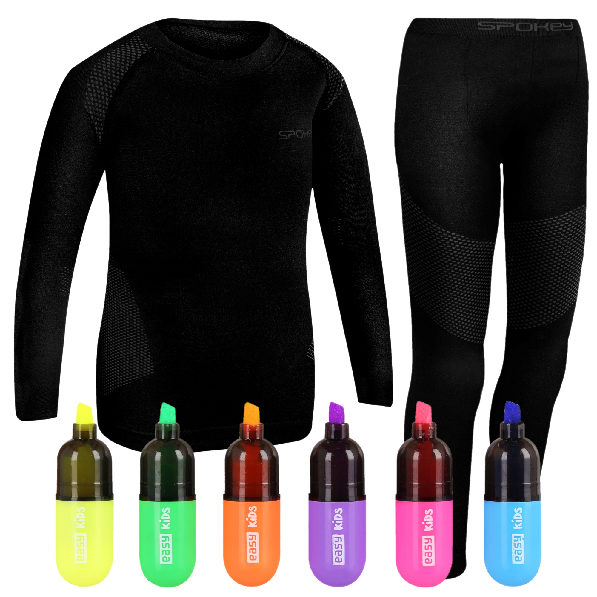 Odzież bielizna termiczna piłkarska Spokey Furious dla dziecka 134/140