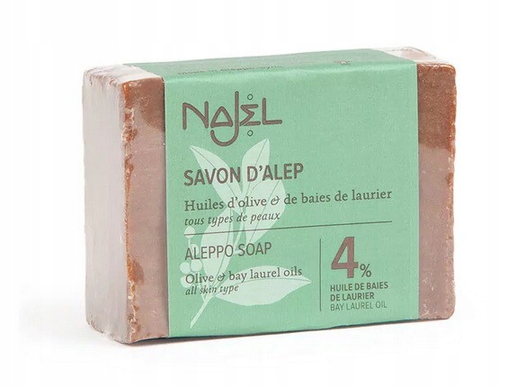 

Mydło z Aleppo 4% oleju laurowego 155g Najel