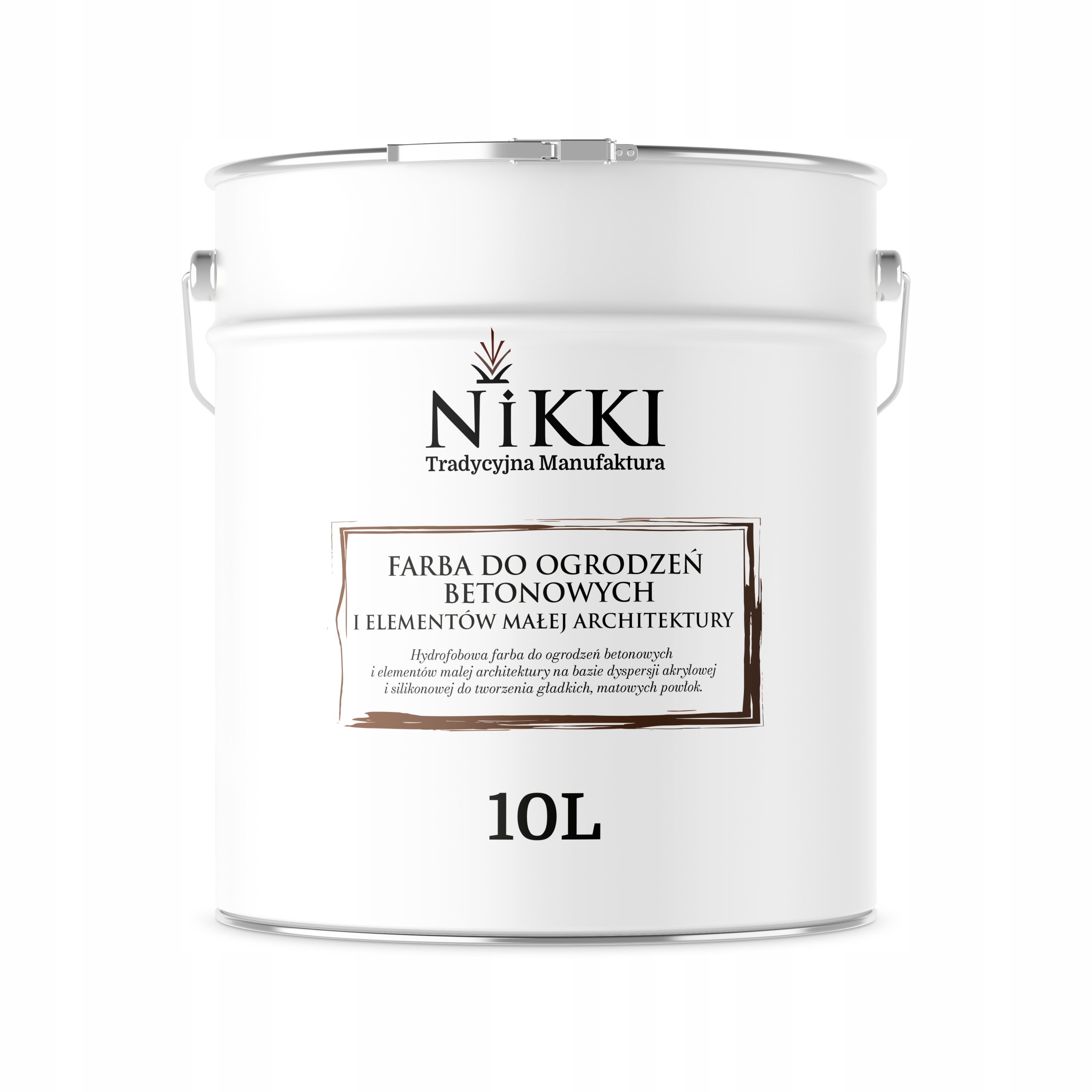 Farba na betónové ploty Šedá oceľová 10L Farba na výber Uv