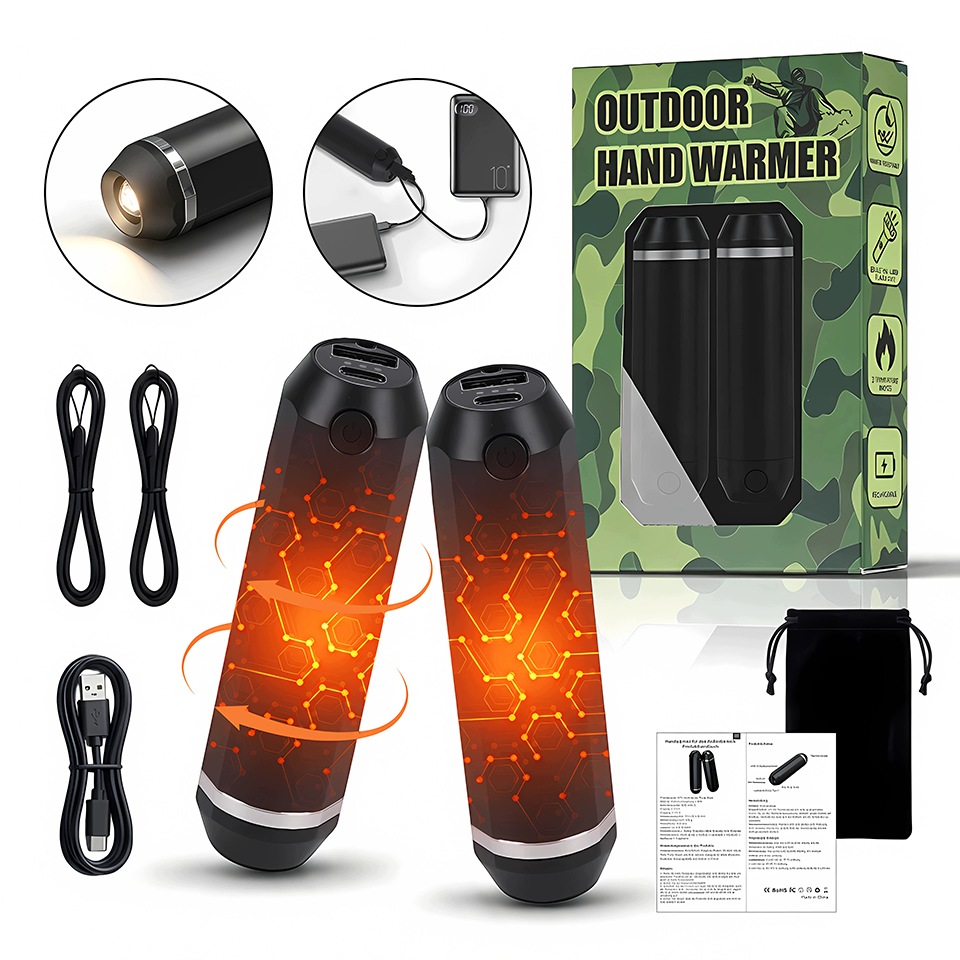 2KS Nabíjecí Ohřívač Rukou Power Bank Na Zimu Magnetický