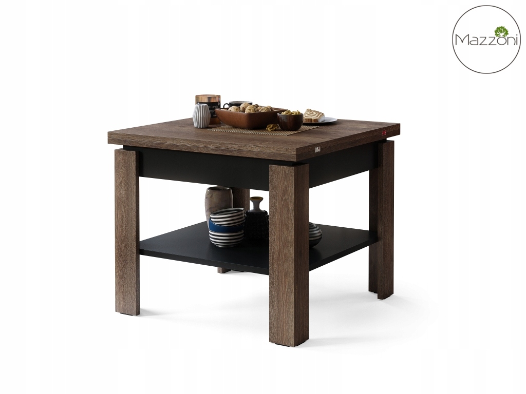 LEO Dąb Brązowy/Czarny | ŁAWA ROZKŁADANA ŁAWOSTÓŁ Kolekcja LEO