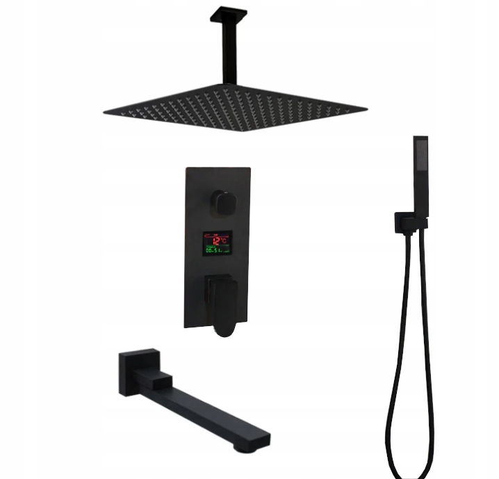 Podomietkový Výtokový Set S Čiernym Matným Displejom