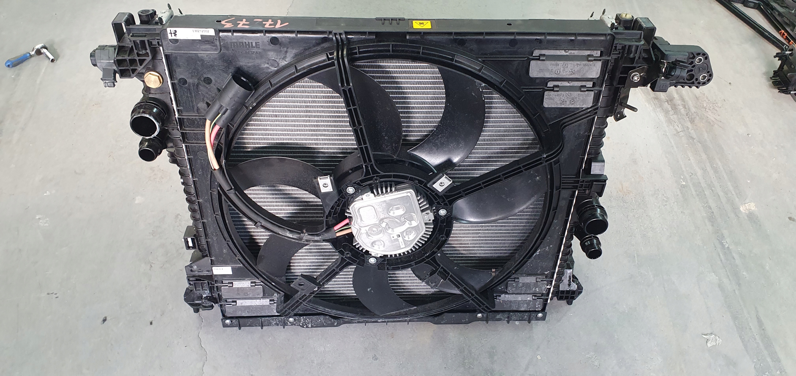 PAS-PRZÓD WZMOCNIENIE CHŁODNICE Alfa Romeo QV QUADRIFOGLIO 2.9 2022