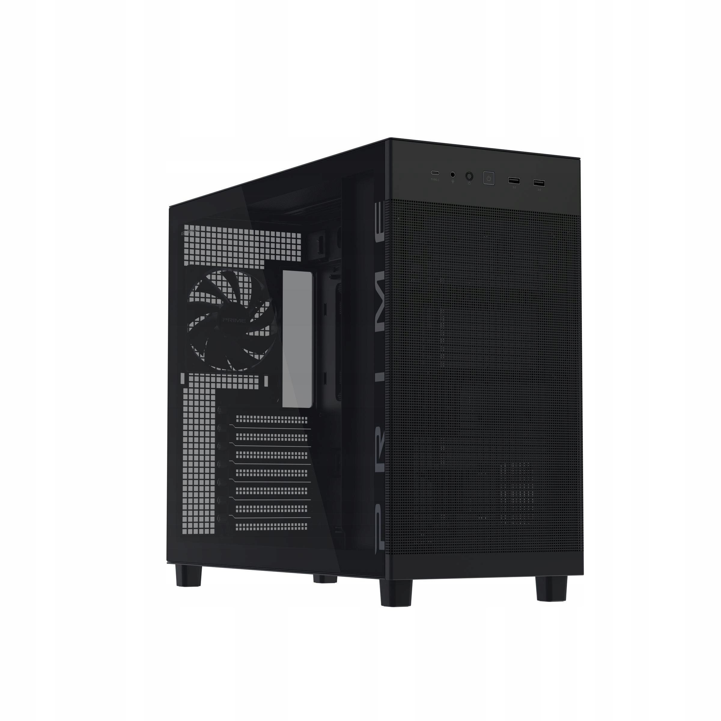 Počítačová Skriňa Asus Prime AP303 Tg Midi Tower čierna