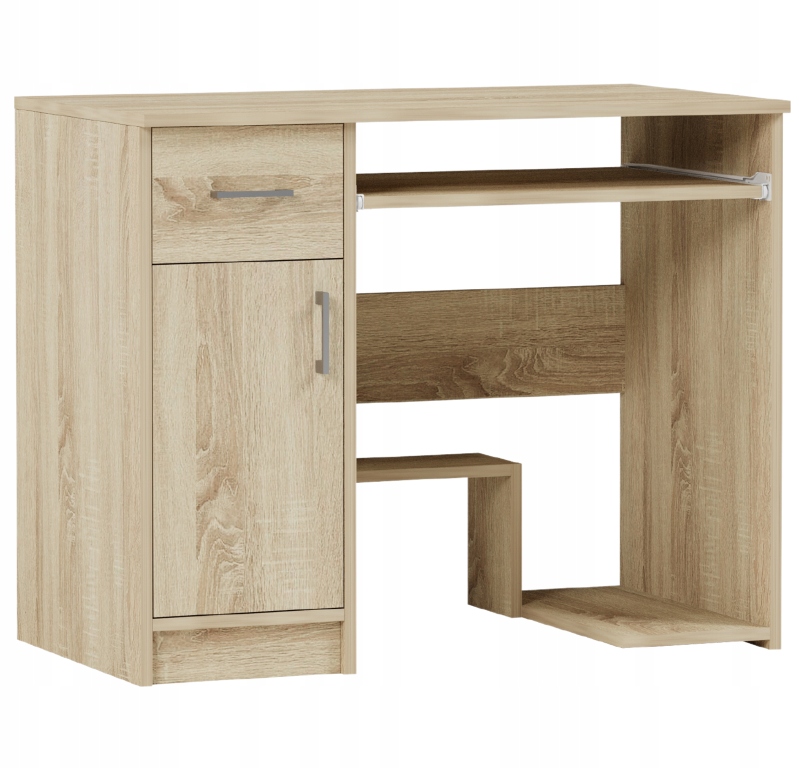 BIURKO KOMPUTEROWE 90CM STOLIK LAPTOP SONOMA N-10