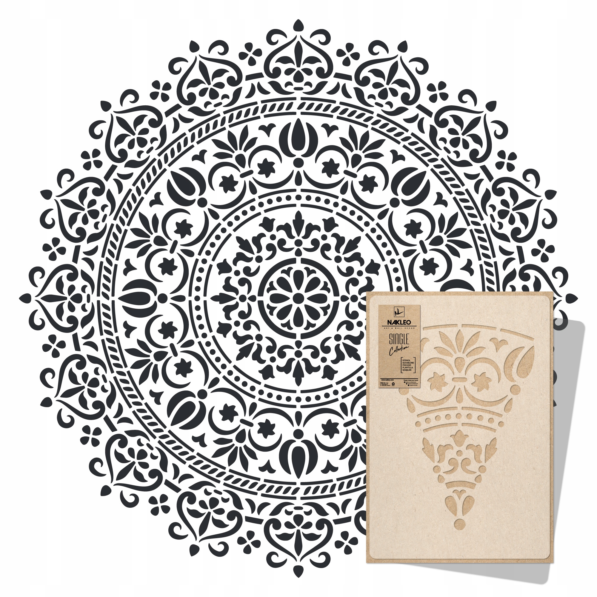 

Szablon Malarski wielokrotny /śr. 230cm Mandala 1
