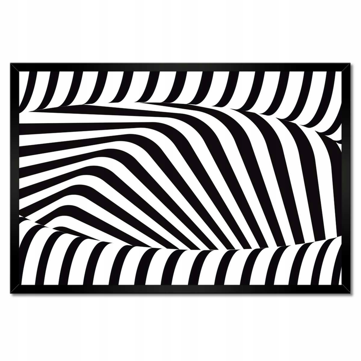 Plakáty v rámu 60x40 Abstrackja černobílá