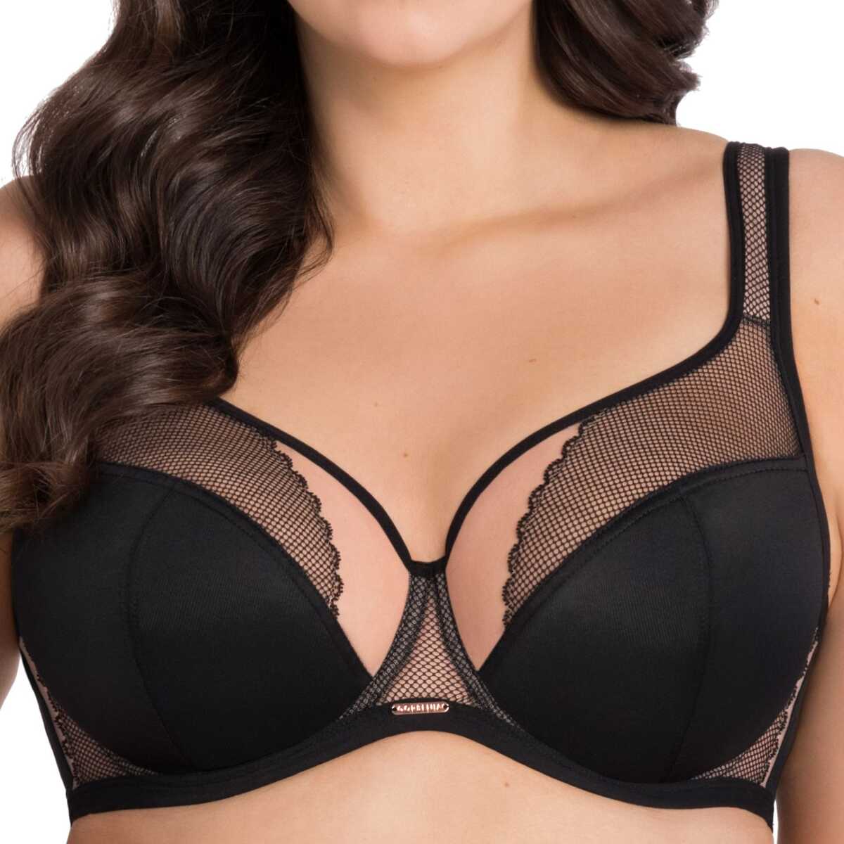 Gorsenia Biustonosz miękki stanik soft Luisse 441/1 czarny 85G