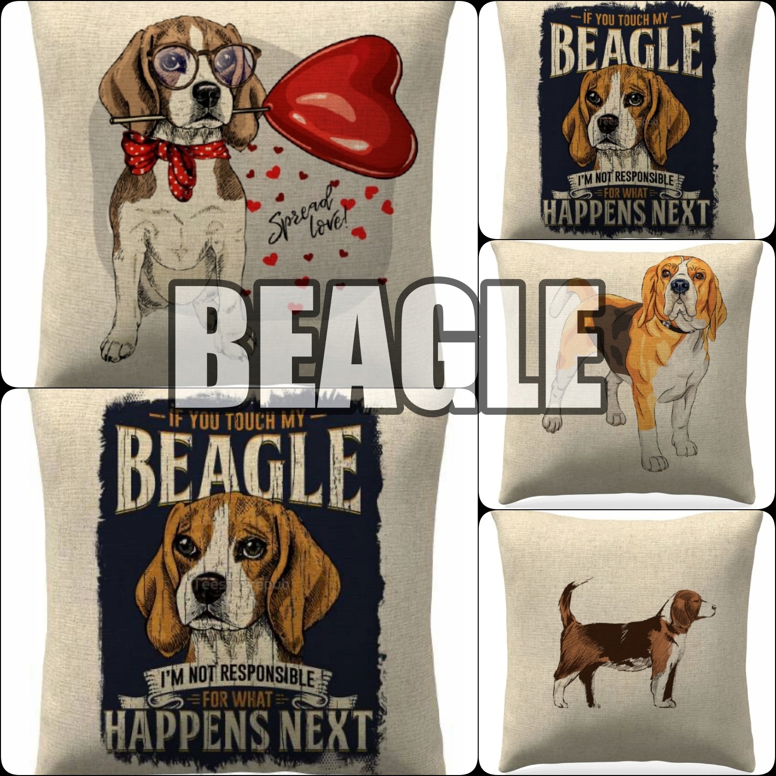 

Poszewka na poduszkę Beagle duży wybór