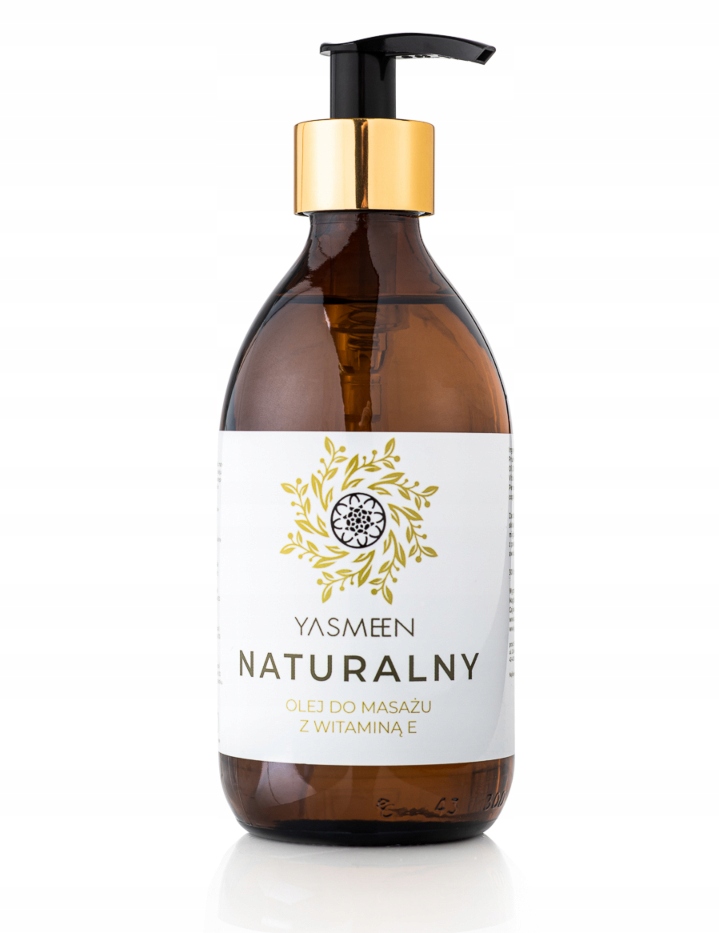 Přírodní masážní olej s vitamínem E, 300 ml od Yasmeen