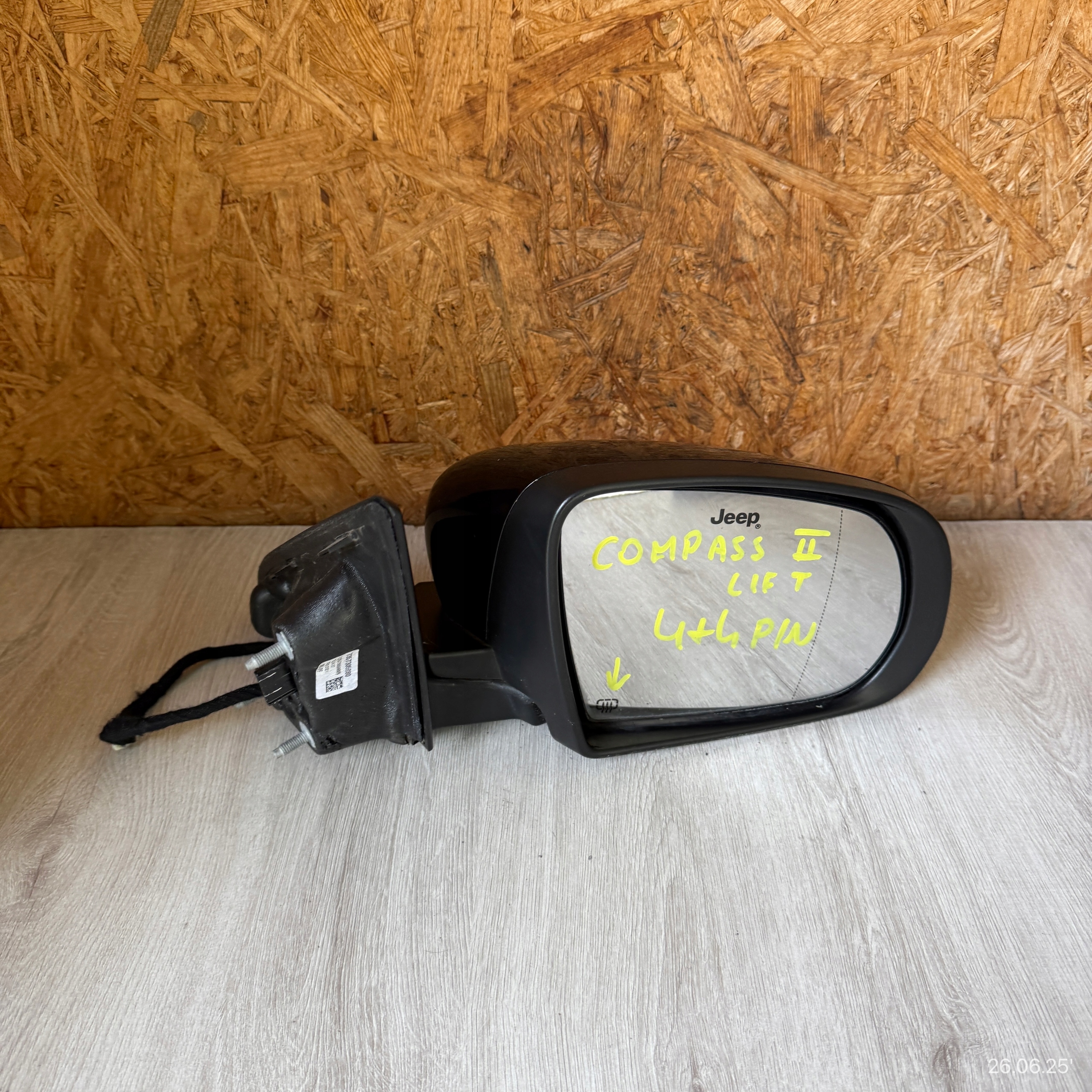 mirror right JEEP COMPASS II LIFT 8 PIN (4+4) + GRZANIE