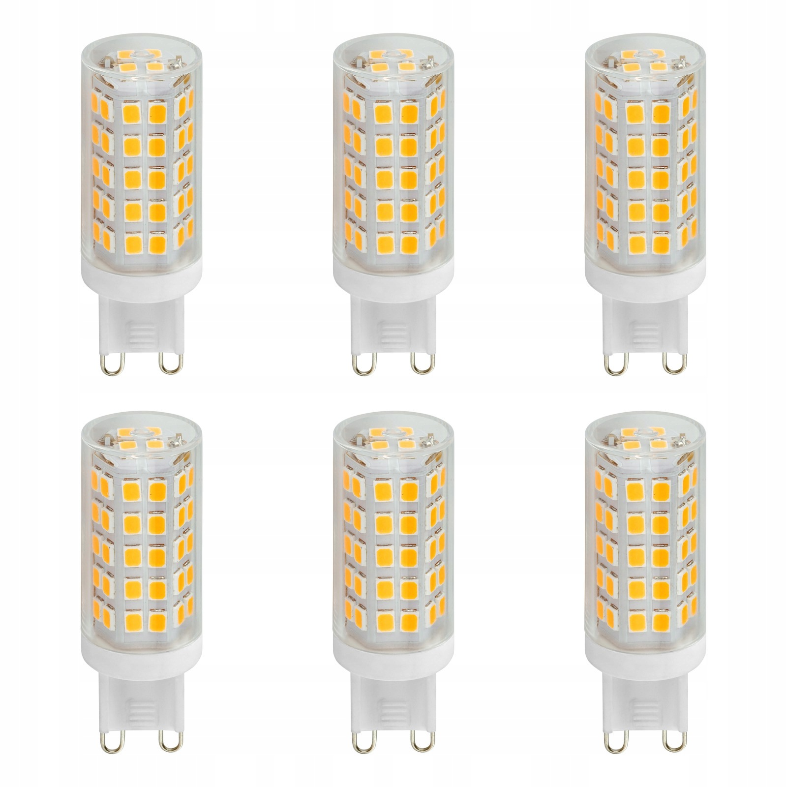 Tk Lighting Sada 6x Led žárovka G9 4W Nw 4000K