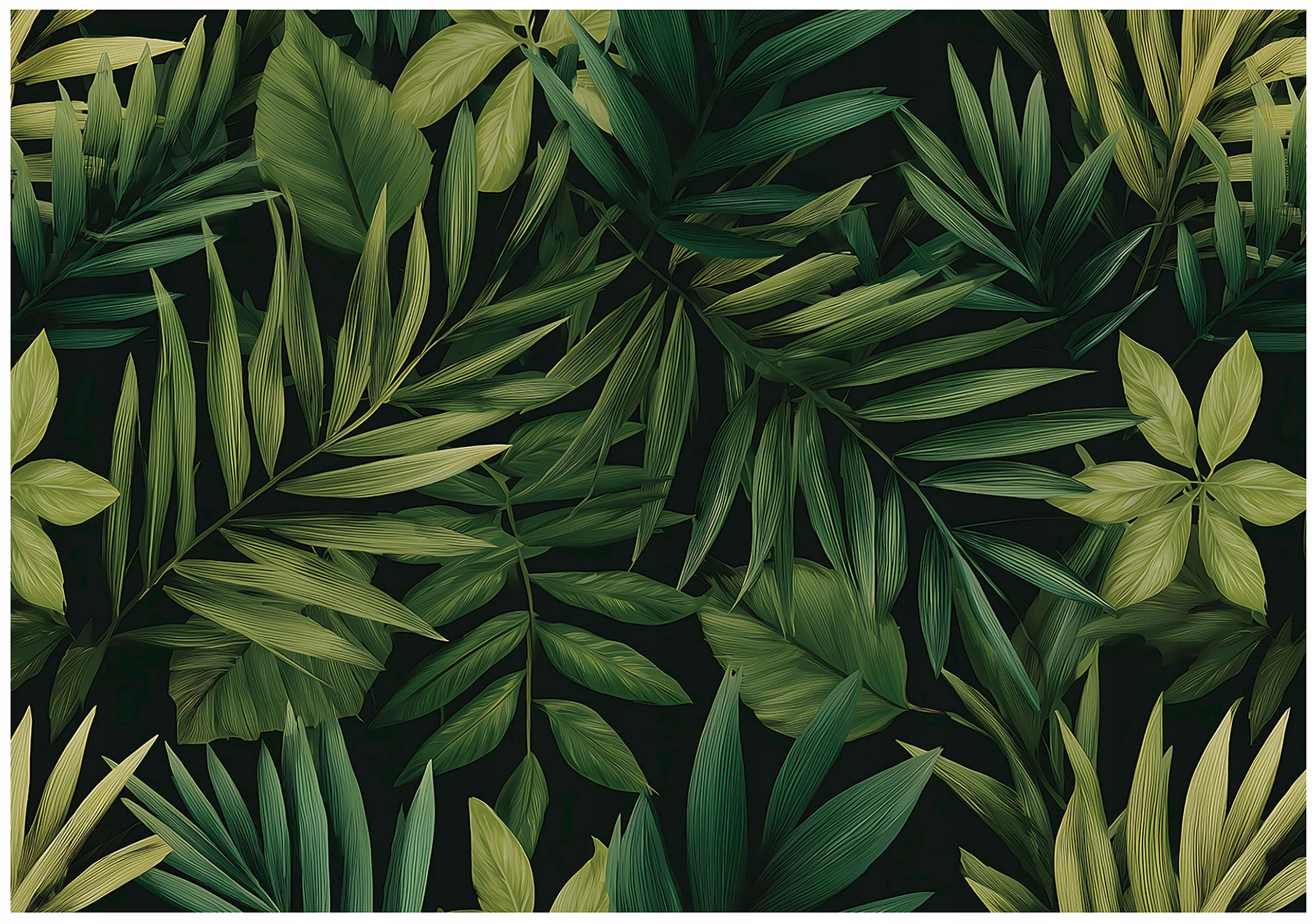 Fototapeta Listy Džungle Příroda Ložnice Obývací Pokoj Tapeta Flizelina 250x175