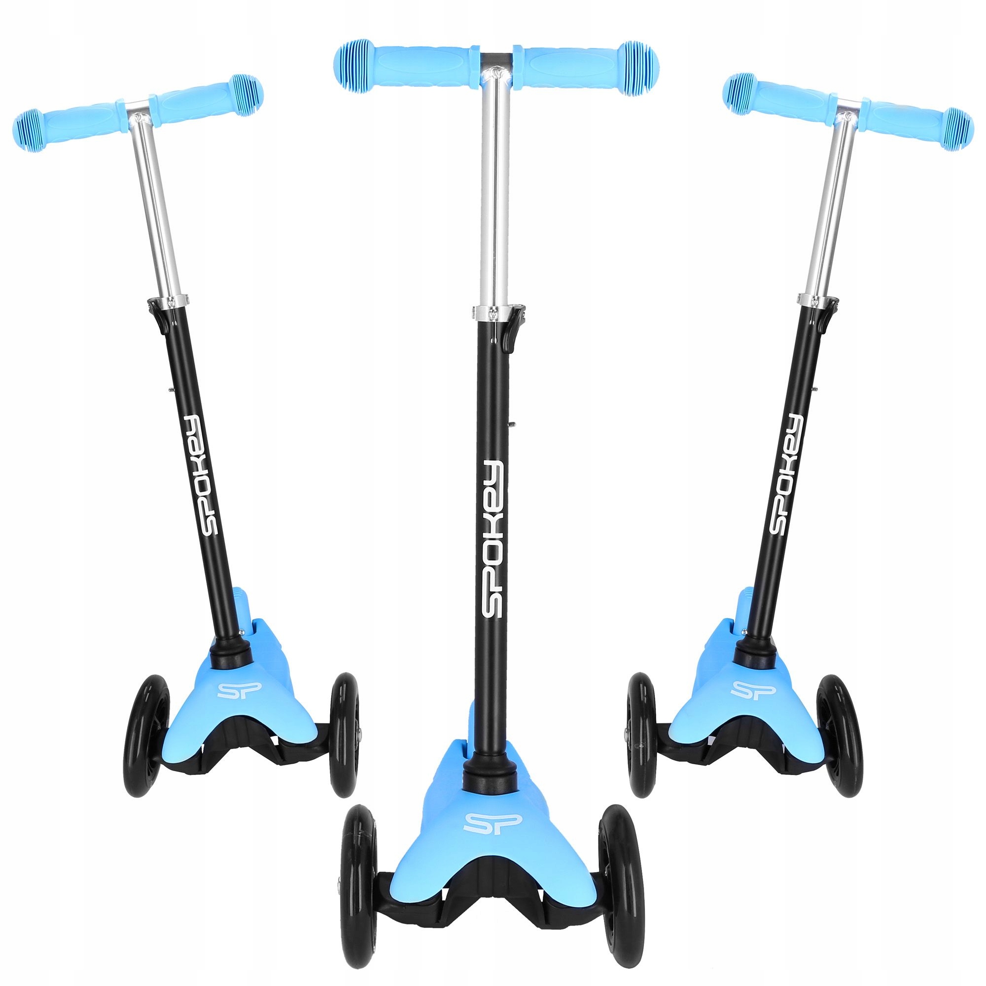 Hulajnoga Balansowa Trójkołowa Skrętne Koła Led regulowana składana