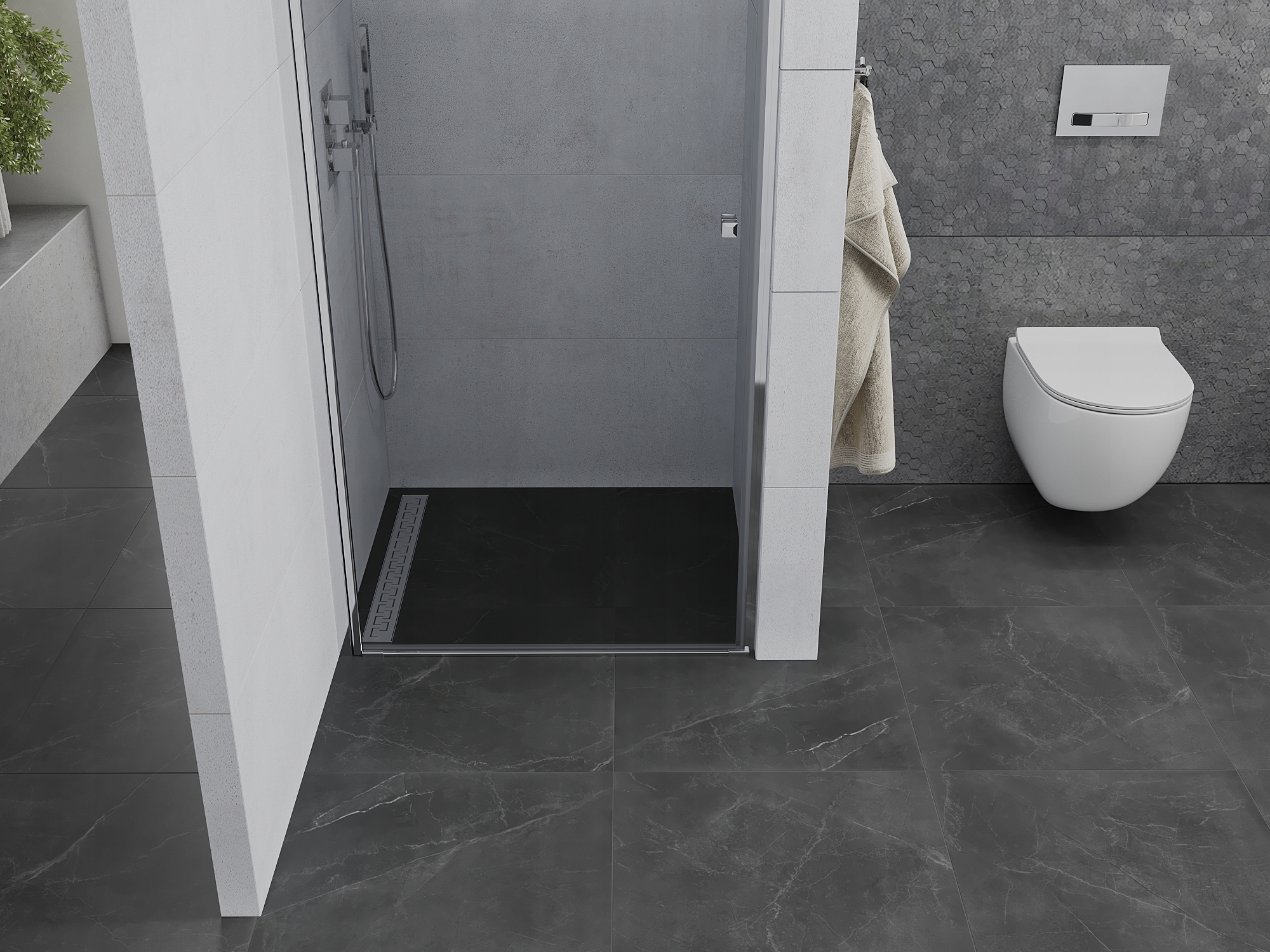 MEXEN PRETORIA DRZWI PRYSZNICOWE 75 cm SZKŁO 6 mm EAN (GTIN) 5907709100954