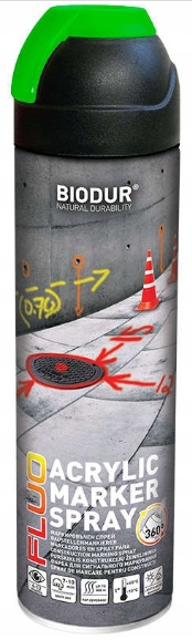 

Spray farba geodezyjna Zielona 500 ML