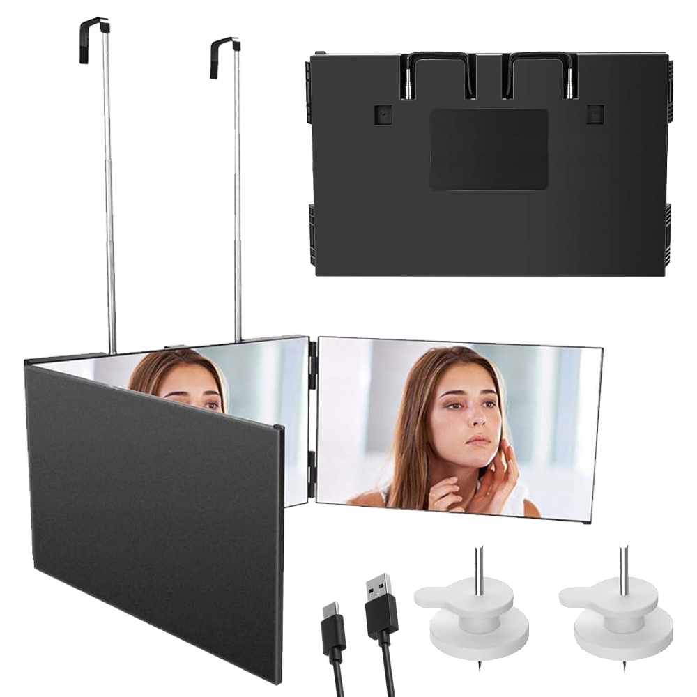 Zrcadlo Pro Make-up 3-SMĚROVÉ S Háčkem