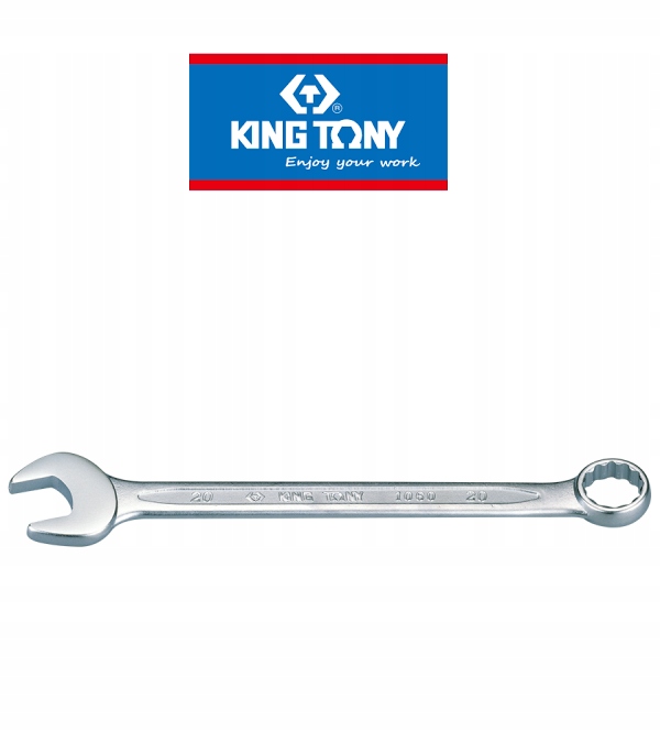 klucz płasko-oczkowy 18 prosty King Tony
