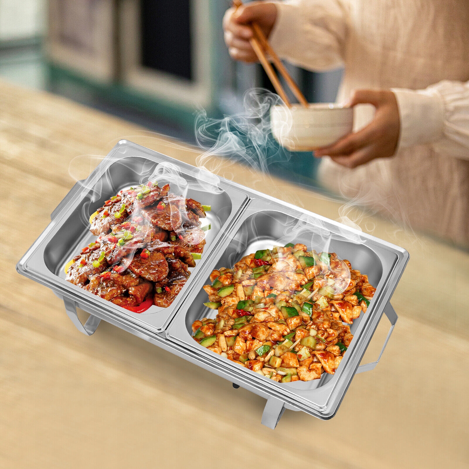 2 KOMÓRKI PODGRZEWACZ DO POTRAW 8.5L Marka inna