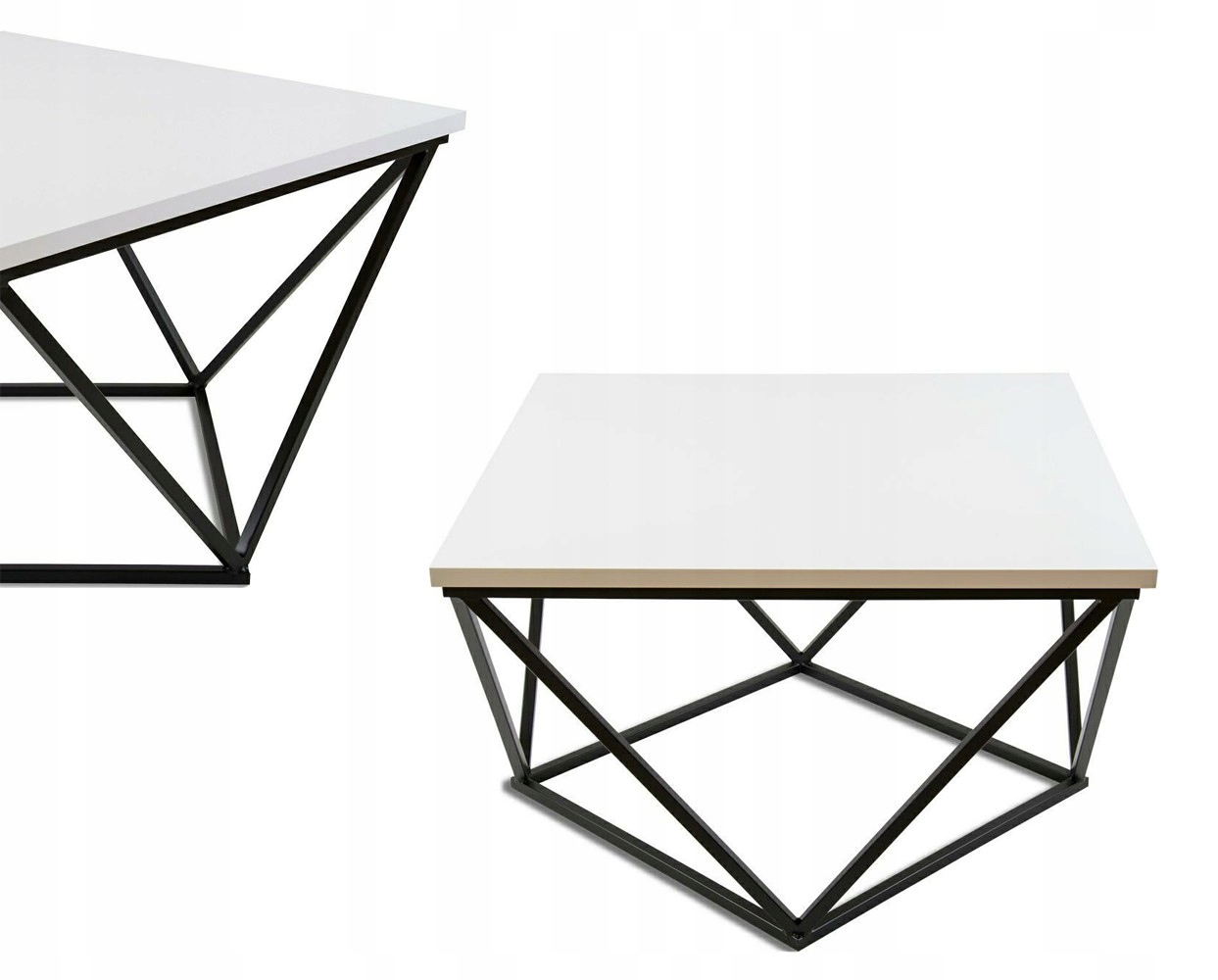 

Czarno biały diament bryła 3D geometryczny metal