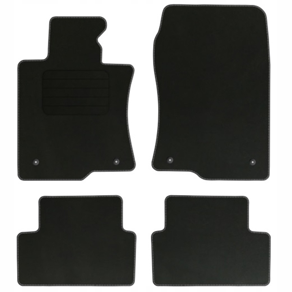 Honda Accord VIII 08-11 velurové koberce Comf Černé