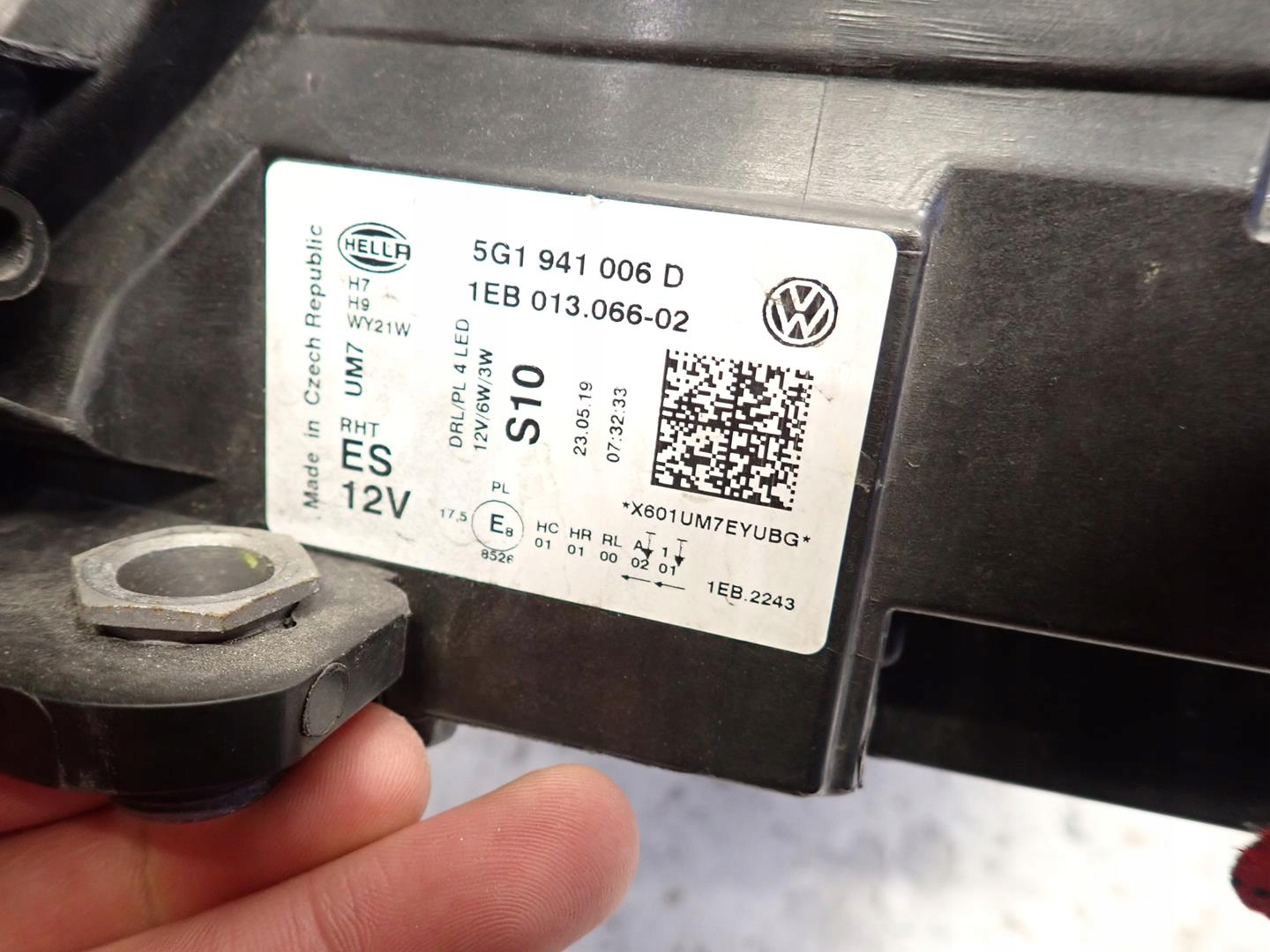 light front front right VW GOLF VII LIFT 2017- LED 5G1941006D