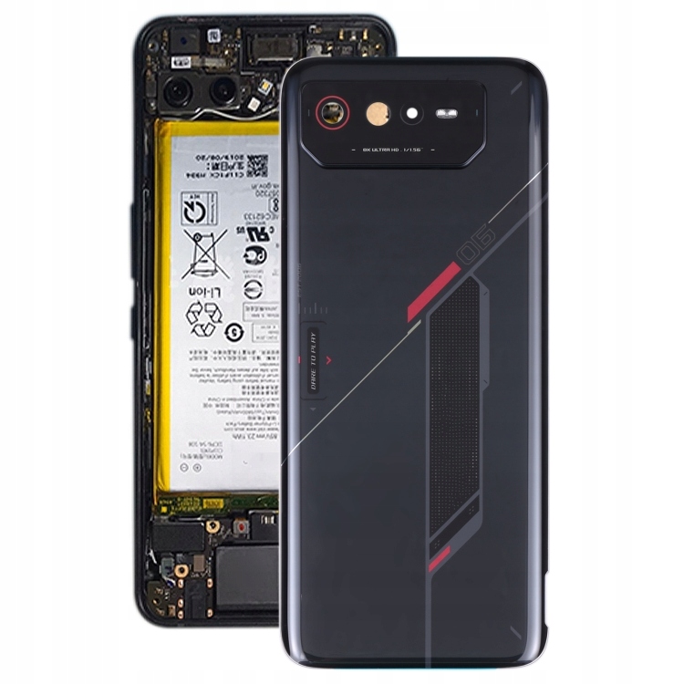 Original Glass Battery Back Cover for Asus ROG Phone 6 AI2201-C AI2201-F
