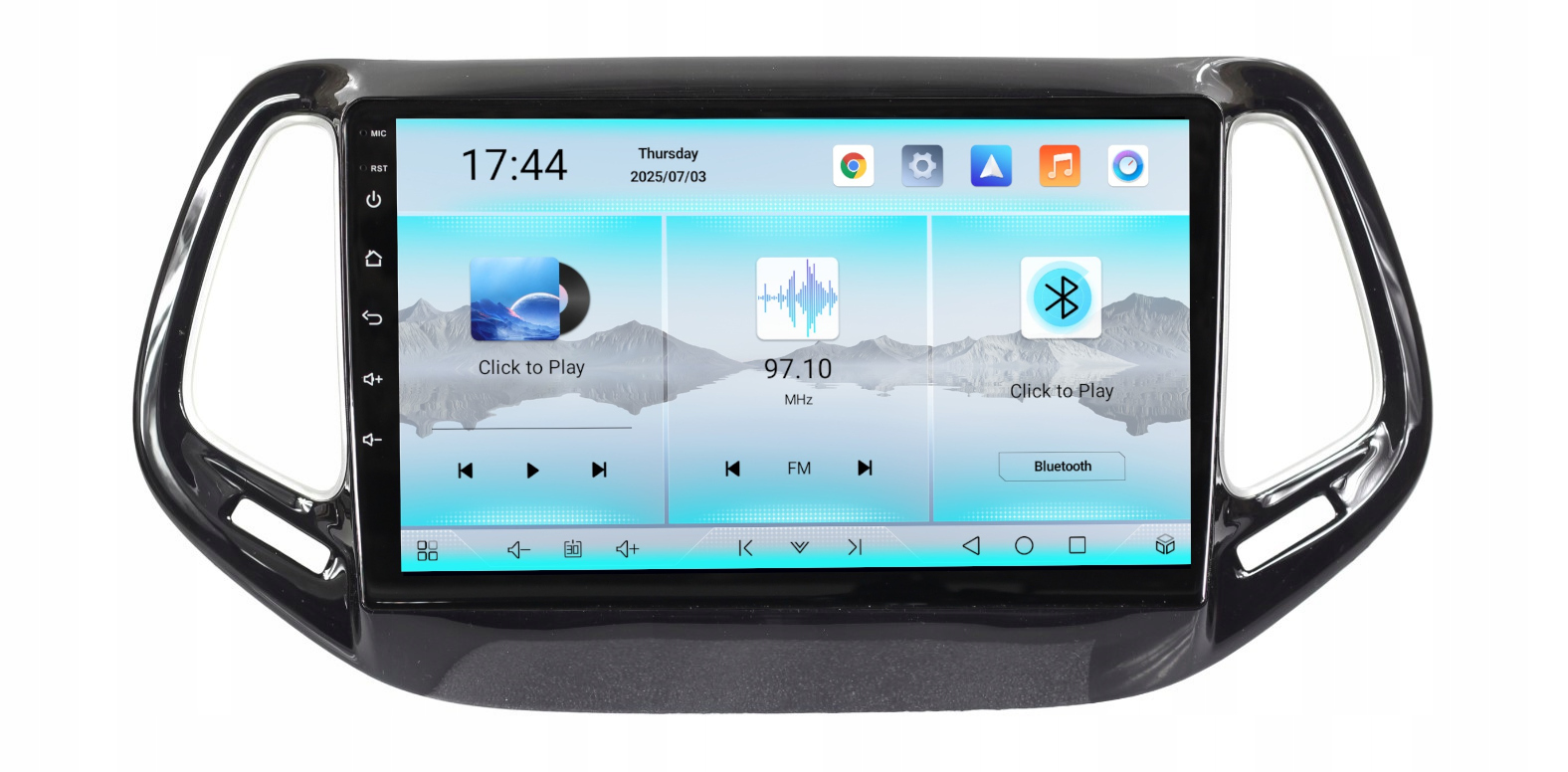 Radio Samochodowe z nawigacją Gps dotykowe Android Jeep Compass 2016+ 64GB